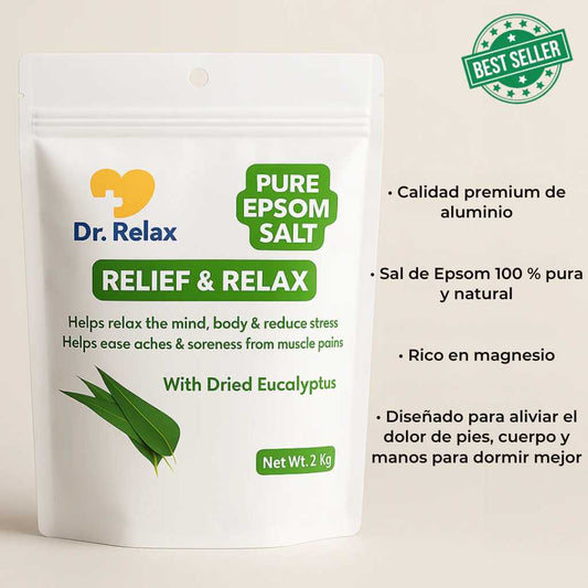 Dr. Relax™ – Pure Epsom Salt con Eucalipto Seco